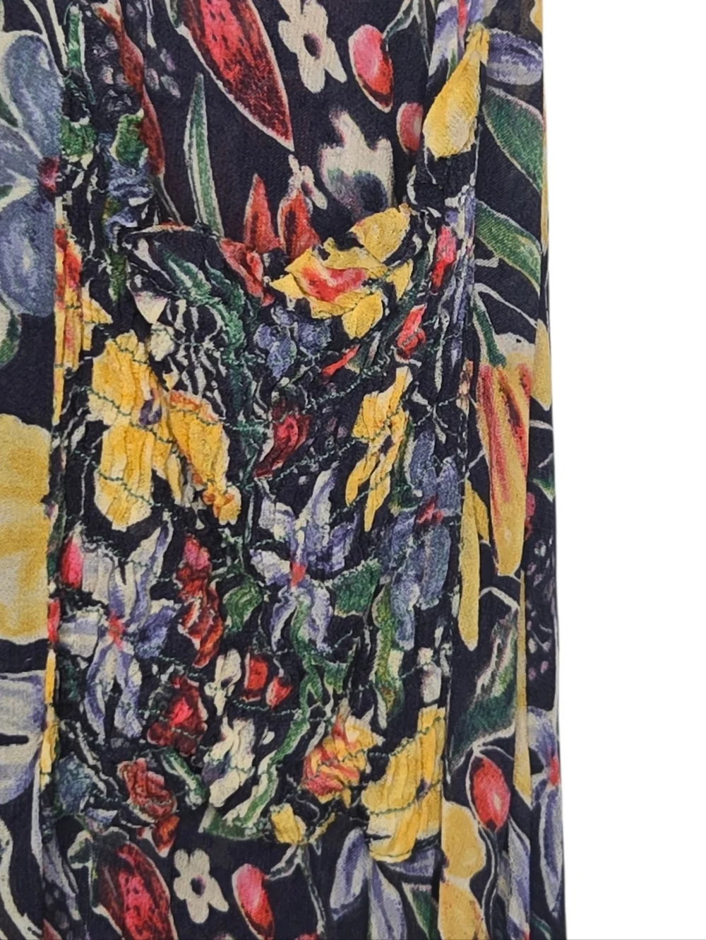 Free People Womens Floral Lemon Meringue Brunch Wedding Guest Midi Dress XS - Picture 5 of 9